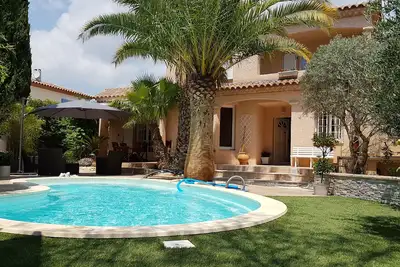 Image de Montpellier - Castelnau Villa 170 m2 au calme avec piscine - Plages Ă 12 Km