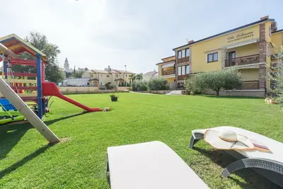 Appartement moderne pour max 6 personnes avec terrasse vue mer et jardin