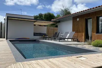 Image de Villa 4 chambres Climatisée -  Piscine chauffée - Proche océan 4****