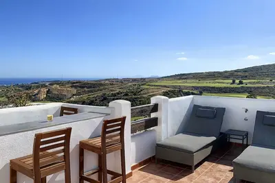 Penthouse avec terrasse sur le toit vue mer 2 chambres 2 salles de bain