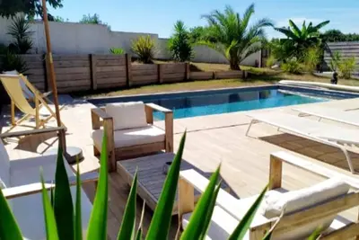 Image de Villa avec piscine chauffée, proche plages et golf