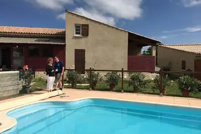 Image de Maison de Vacances de 99m2, pour 8 pers face à la piscine partagée