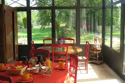 Image de Le Clos de la Roche est situé à 19 kms au sud-ouest de Rennes, Chambre Champêtre