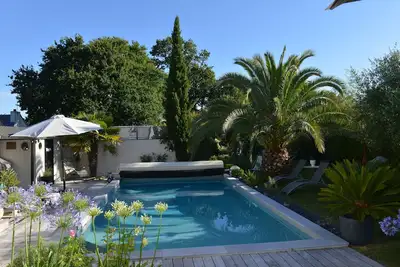 Image de Toen Bihan, maison familiale avec piscine, proche des plages (100 mètres)