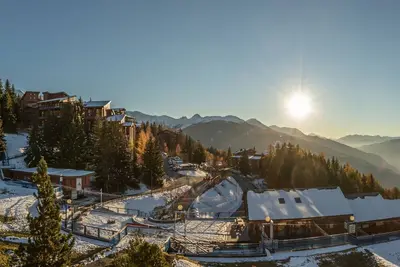 Image de Arc 1800 appartement aux pieds des pistes avec une très belle vue