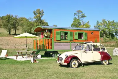 Image de La Roulotte De Roquecor - Gites Grand Pre! -  Avec Piscine - Quercy Sud Ouest