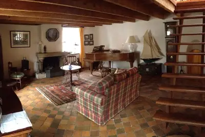 Image de Maison de pêcheurs, 90m2 sur le port du Bono, 300m2 de jardin clos.