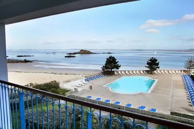Image de D4203 - Appartement T2 dans Résidence avec piscine; Vue Mer!
