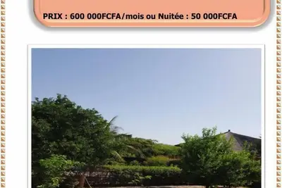 Image de belle villa avec piscine a nianing 1 a louer par saison ou a l'annee, zone calme