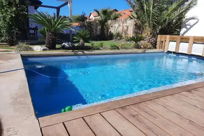 Image de Villa basque avec piscine, Biarritz Côte des Basques