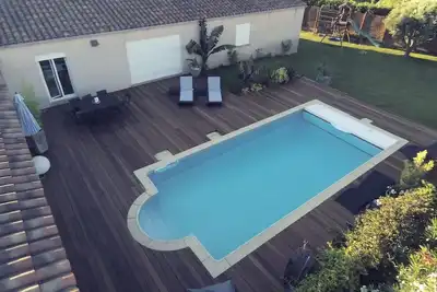 Image de Villa avec piscine sécurisée et chauffée Tb prestations, Hérault, 8 pers