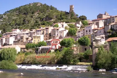 Image de Location appartement avec vue sur la rivière au cœur du village de Roquebrun
