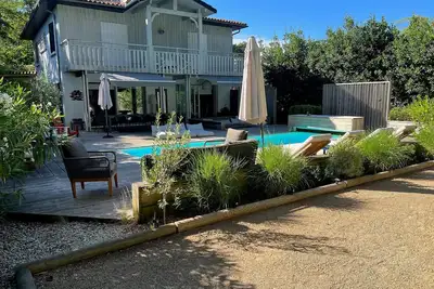Image de Villa de luxe Cap Ferret 5 chambres 5 Sdb + piscine + pétanque