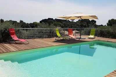 Image de Appartement au milieu des oliviers, très belle vue