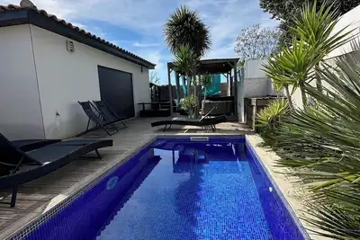 Image de Villa Marie Lucie new 6 pers heated pool & Spa Cap D Agde 350 M Beaches