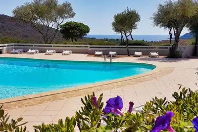 Image de U Sole Livante mini villa T2 vue mer baie Santa Giulia en Corse, Porto Vecchio