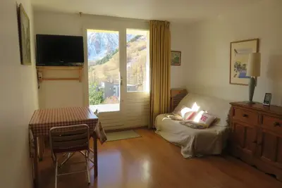Image de Studio 27m2+ Terrasse 15 m2, plein sud, vue panoramique Ă 250m des pistes