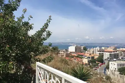 Image de Le Cabanon du Canoubier - Marseille 7 Endoume - studio design vue mer - terrasse