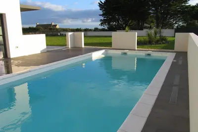 Image de Superbe villa avec piscine chauffée l'été, classée 5* près des plages
