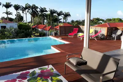 Image de magnifique villa avec piscine privée