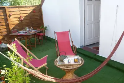 Image de Etage dans maison de charme + terrasse +métro: la campagne à Paris