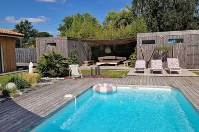 Image de Aux portes de Bordeaux, St Emilion, Belle Des Vignes 8personnes Piscine Privee