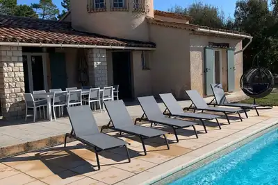 Image de Villa in Provence / Côte d'Azur pour 10p avec piscine chauffée privé