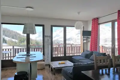 Image de Appartement lumineux sur les pistes départ remontées/télésièges