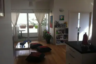 Image de Magnifique 3 pièces refait à neuf (75m2) - 5 min à pied de la plage - 4 / 6 pers