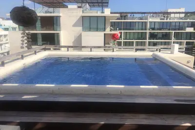 Image de Aldea Thai Penthouse 2br grand toit privé et piscine privée en bord de mer