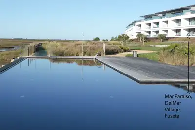 Image de Romantique, magnifique, bord de mer Apt à Fuseta, un petit village de pêcheurs, Algarve