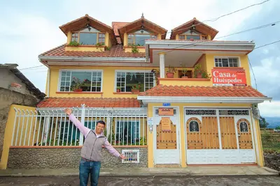 Image de Appartement à \"Casa de Luis\" avec lac et vue sur les montagnes près de Otavalo