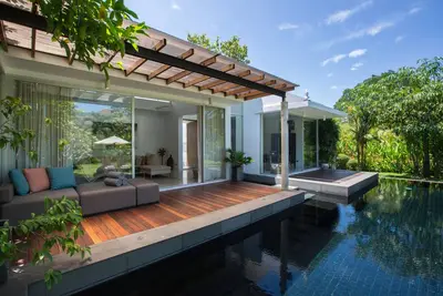 Image de Villa 2 chambres avec jardin