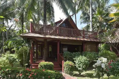 Image de Incroyable 3 chambres, côté plage de style thaï, Villa