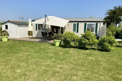 Image de Bretagne Sud loue Bungalow Grand confort sur terrain privé, Plage 5 min à pied