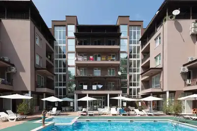 Image de Studio avec balcon à Sunny Beach, Bulgarie