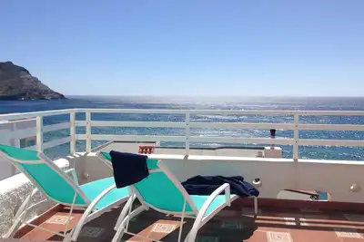 Image de Automne à San Jose Apt 5 pax à 30 m de plage et magnifique terrasse, CHEMINEÉ