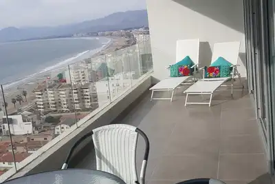 La Serena, plage et Casino avec la plus belle vue sur la baie