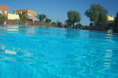 Casazen Maison face piscine avec grand patio et terrasse vue  océan