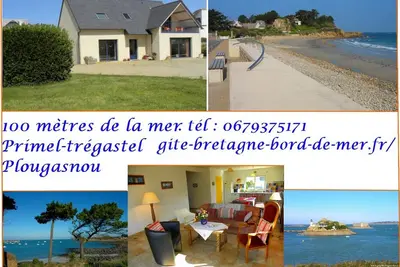 Image de Plougasnou - Plage en sortant du jardin! semaines 30 et 35 disponible.