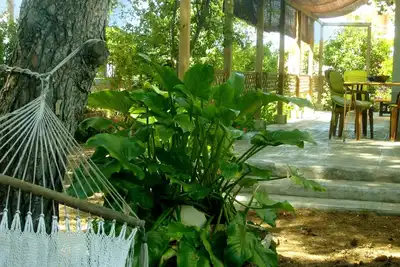 Image de Sitges, appartement avec grand jardin, wi fi et animaux acceptés