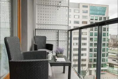 Image de Un lit. Appartement Cybernetyki 6