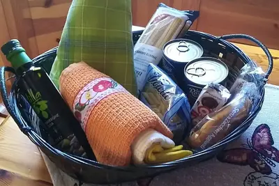 Image de beau chalet de montagne Viggiano