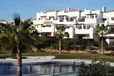 Bel Appartement Pueblo Salinas K, Vera playa, 2 terraces, piscine, Wifi