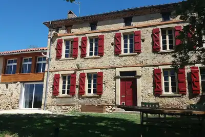 Gite Hacienda 6/7 pers accessible au coeur de la campagne ariégeoise
