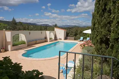 Image de Paradis des vacances. Piscine sûr et chauffée (avril - nov. )Très belle vue panomarique!
