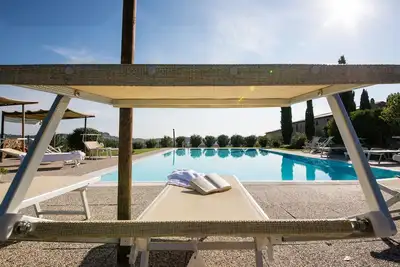 Agriturismo Il Poderino- Appartement Alloro au rez-de-chaussée - 30 Km de Volterra