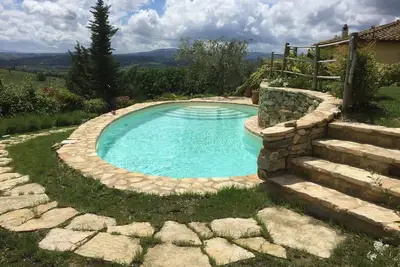 Image de Panoramique privée Villa Gello avec piscine paysagée