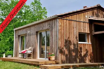 Image de Gite à la ferme Bio, maison bois indépendante, sur le coteau de la Garonne