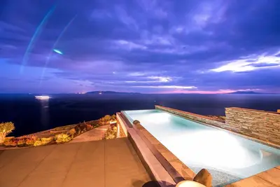 Image de Vathi Bleu Villa De Luxe Avec Piscine Privee Et Vue Sur Mer Exceptionnelle